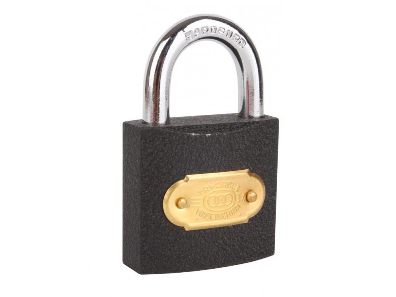 กุญแจเหล็กดำ ไส้ทองเหลือง ตรา Eagle One คอสั้น กุญแจเหล็กดำ ไส้ทองเหลือง ตรา Eagle One คอสั้น