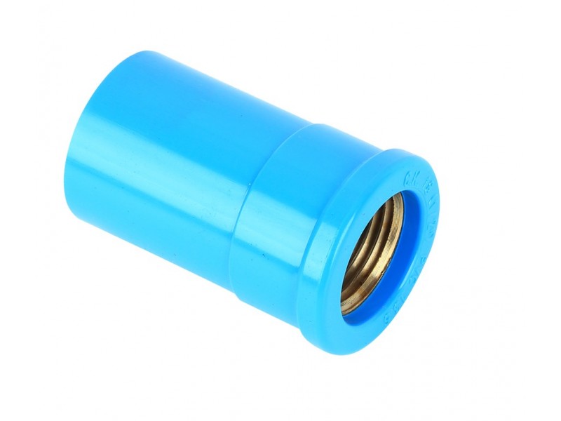 ข้อต่อตรง PVC เกลียวในทองเหลือง ตรา CK ราคาต่อ 1 กล่อง ข้อต่อตรง PVC เกลียวในทองเหลือง ตรา CK ราคาต่อ 1 กล่อง