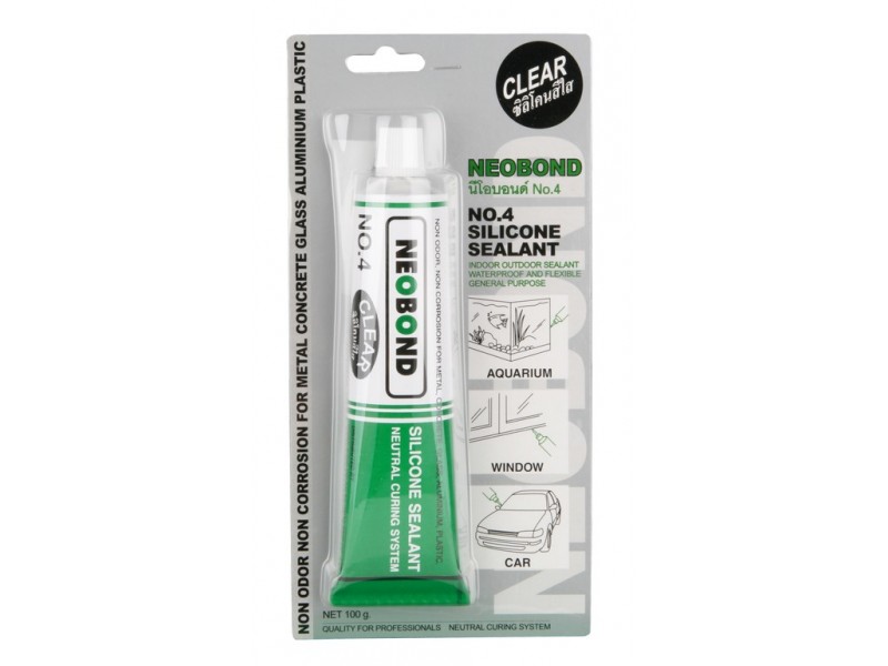 ซิลิโคนติดตู้ปลา นีโอบอน สีใส 12 หลอด ซิลิโคนติดตู้ปลา นีโอบอน สีใส 12 หลอด