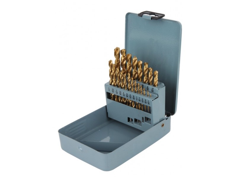 ดอกเจาะเหล็ก M2 สีทอง   ตัวชุด ดอกเจาะเหล็ก M2 สีทอง   ตัวชุด