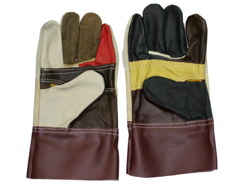 ถุงมือหนังผสม PVC ประหยัดแฟนซี ถุงมือหนังผสม PVC ประหยัดแฟนซี