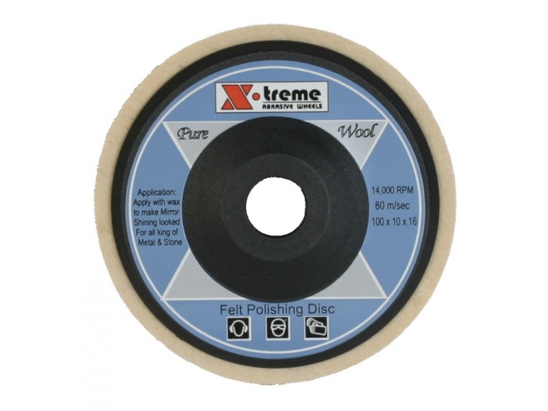 แผ่นขัด ตรา X-Treme ขัดเงาขนแกะ # PW-100 แผ่นขัด ตรา X-Treme ขัดเงาขนแกะ # PW-100