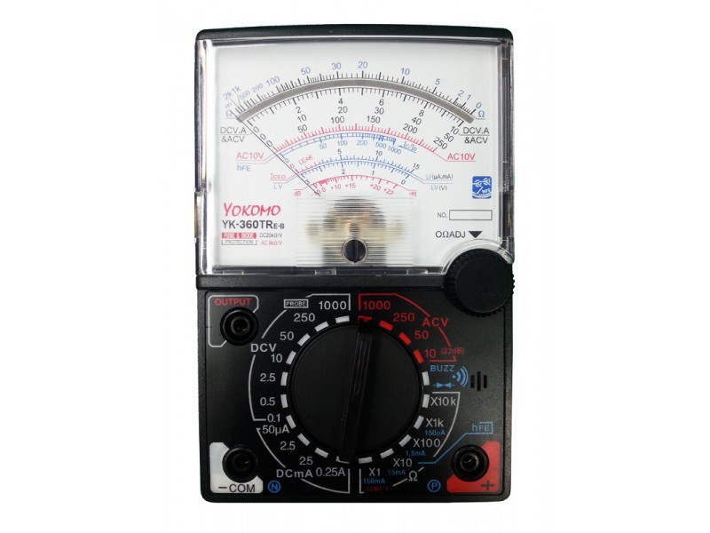 มัลติมิเตอร์ ตรา YOKOMO #YK-360TRE-B แบบเข็ม มัลติมิเตอร์ ตรา YOKOMO #YK-360TRE-B แบบเข็ม