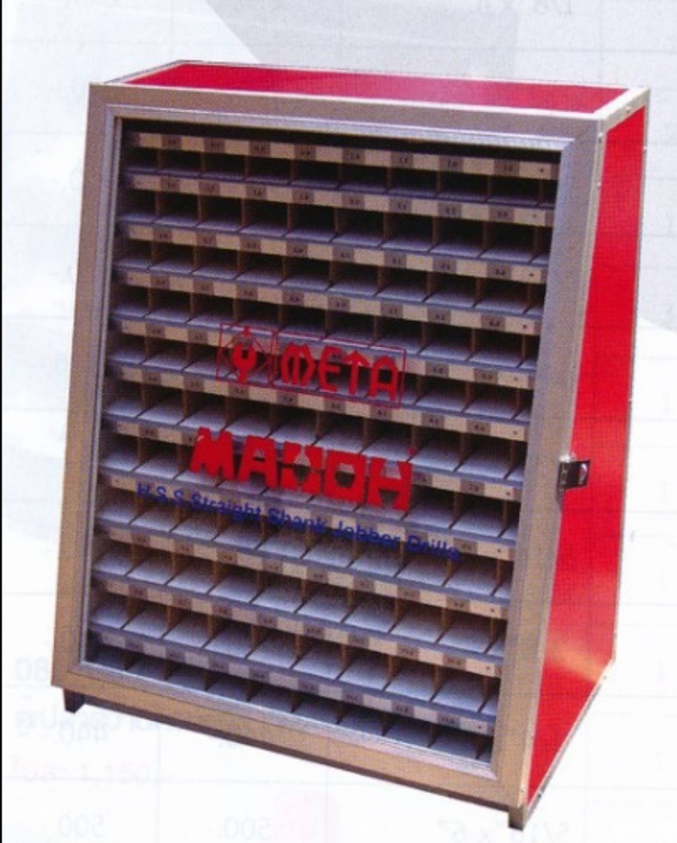 ชุดตู้ ดอกสว่านเจาะเหล็กไฮสปีด Macoh ชนิดมิล ขนาด 0.5 mm - 13.00 mm พร้อมตู้โชว์ ชุดตู้ ดอกสว่านเจาะเหล็กไฮสปีด Macoh ชนิดมิล ขนาด 0.5 mm - 13.00 mm พร้อมตู้โชว์