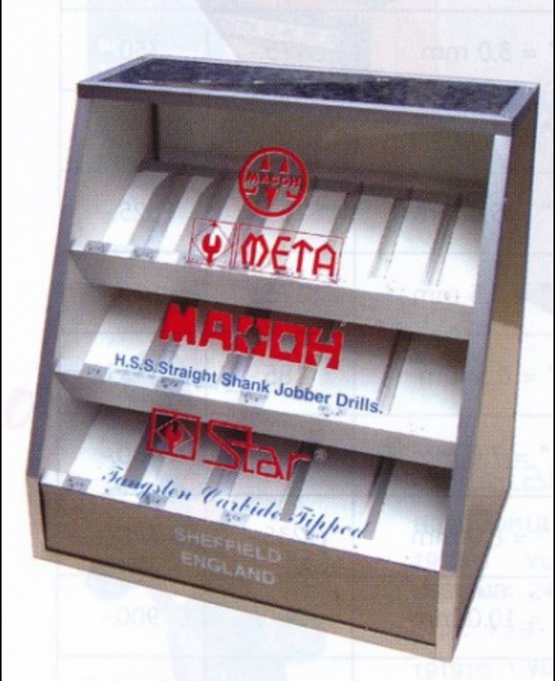 ชุดตู้ ดอกสว่านเจาะคอนกรีต MACOH ชนิดหุน ขนาด 1/8\ ชุดตู้ ดอกสว่านเจาะคอนกรีต MACOH ชนิดหุน ขนาด 1/8\