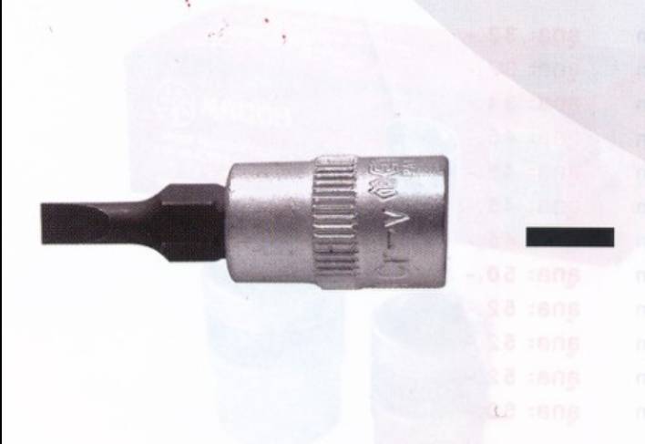 ลูกบล็อกเดือยโผล่ รู 1/4  แบบแบน ลูกบล็อกเดือยโผล่ รู 1/4  แบบแบน