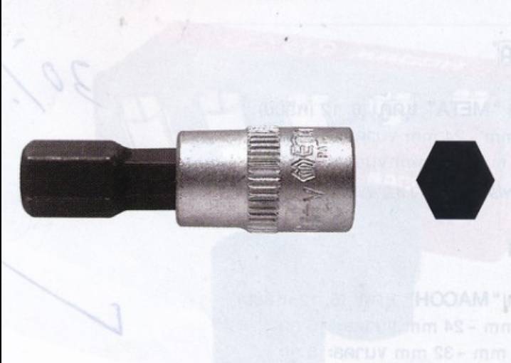 ลูกบล็อกเดือยโผล่ รู 1/4  6 เหลี่ยม ลูกบล็อกเดือยโผล่ รู 1/4  6 เหลี่ยม