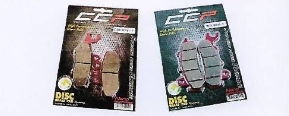 ผ้าดิสเบรคหน้า Racing สีแดง CCP ผ้าดิสเบรคหน้า Racing สีแดง CCP