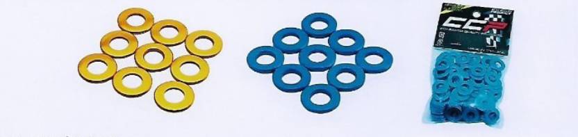 แหวนรองน็อตอลูมิเนียม ถุงละ 100 ตัว CCP #10 จิ๋ว แหวนรองน็อตอลูมิเนียม ถุงละ 100 ตัว CCP #10 จิ๋ว