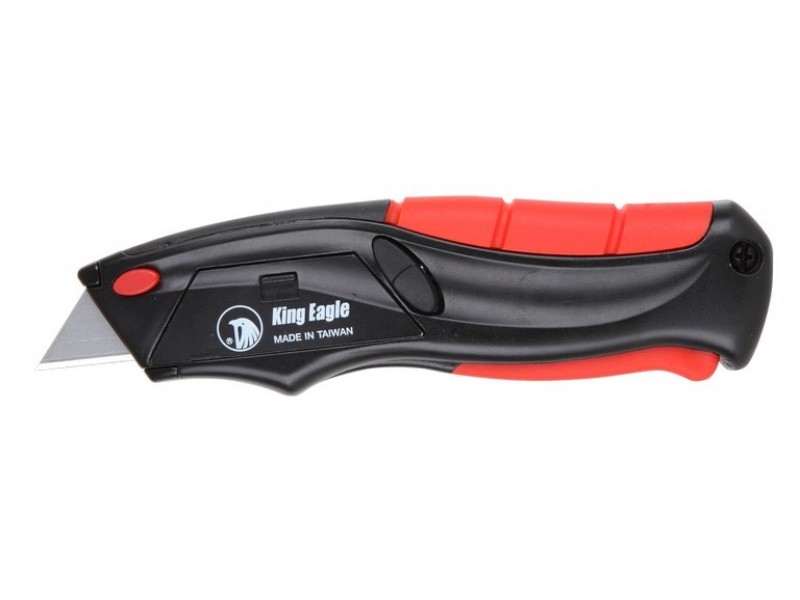 มีดคัตเตอร์ KingEagle เปลี่ยนใบออโต้ มือบีบ #KEJL-8905 มีดคัตเตอร์ KingEagle เปลี่ยนใบออโต้ มือบีบ #KEJL-8905
