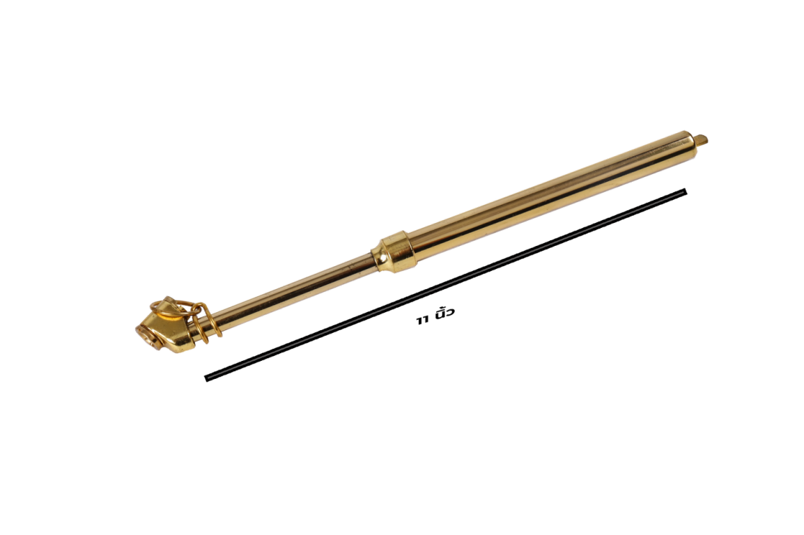 หัวเติมลม พร้อมเกจ์วัดลมในตัว  สีทอง  ไต้หวั่นแท้ หัวเติมลม พร้อมเกจ์วัดลมในตัว  สีทอง  ไต้หวั่นแท้