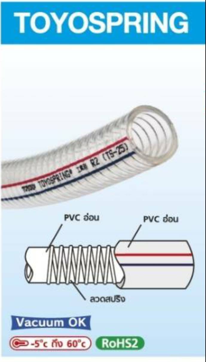 สายดูดน้ำอเนกประสงค์ทนน้ำมัน TOYOSPRING สายดูดน้ำอเนกประสงค์ทนน้ำมัน TOYOSPRING