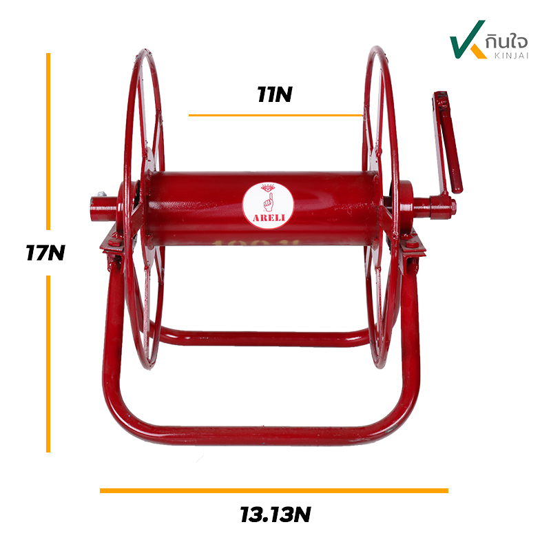 โรม้วนสาย ARELI รุ่น KL-100 เมตร ( แกนใหญ่หนา ) อย่างดี Technology JAPAN โรม้วนสาย ARELI รุ่น KL-100 เมตร ( แกนใหญ่หนา ) อย่างดี Technology JAPAN