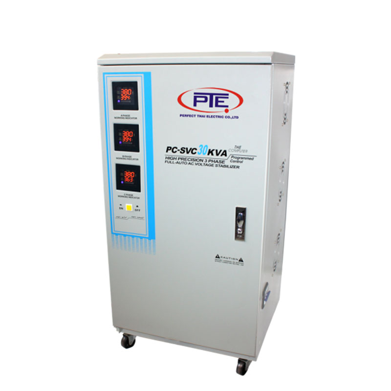 เครื่องรักษาระดับแรงดันไฟอัตโนมัติ : PC-SVC 30KVA 3Phase สอบถามราคาก่อนสั่งซื้อ เครื่องรักษาระดับแรงดันไฟอัตโนมัติ : PC-SVC 30KVA 3Phase สอบถามราคาก่อนสั่งซื้อ