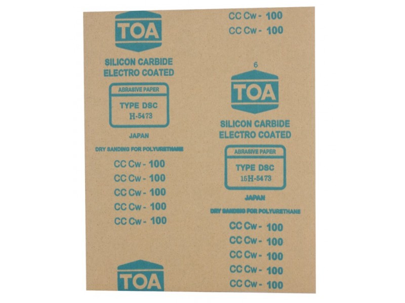 กระดาษทรายสบู่ขัดแห้ง ตรา TOA กระดาษทรายสบู่ขัดแห้ง ตรา TOA