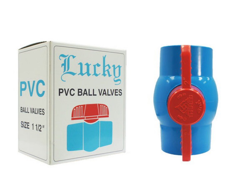 บอลวาวล์ PVC สวม ตรา LUCKY บอลวาวล์ PVC สวม ตรา LUCKY