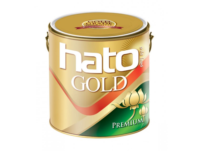สีทองคำ ตรา HATO สีอเมริกา #AG-55 สีทองคำ ตรา HATO สีอเมริกา #AG-55