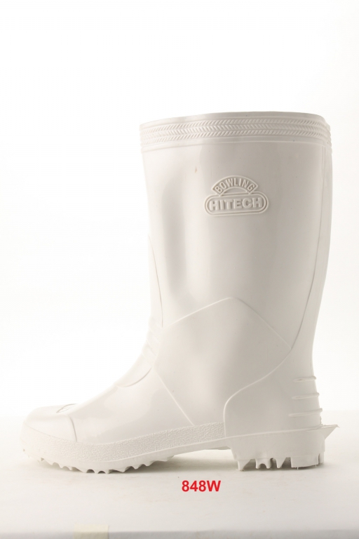 รองเท้าบูท BOWLING HITECH848W 11\'\'.1.5W ขาว 9.5- 11.5 ราคา ต่อ 1โหล รองเท้าบูท BOWLING HITECH848W 11\'\'.1.5W ขาว 9.5- 11.5 ราคา ต่อ 1โหล