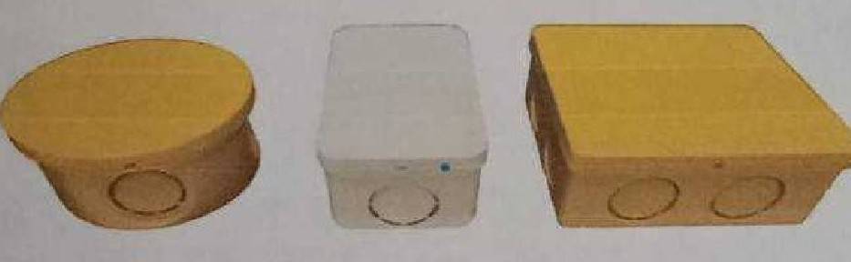 กล่องพักสาย ตราเสือ สีขาว กล่องพักสาย ตราเสือ สีขาว