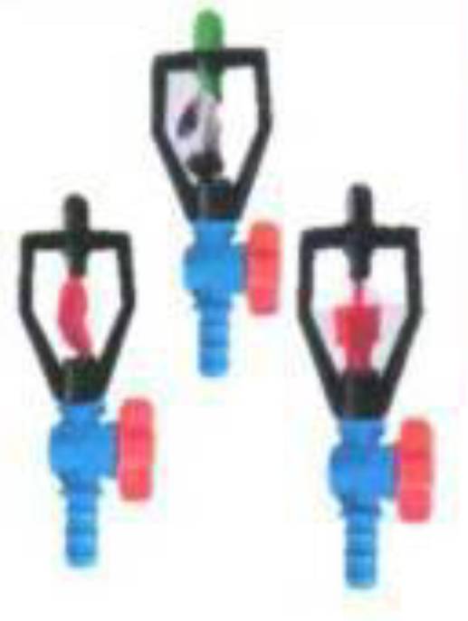 สปริงเกอร์ หมุนรอบตัวพร้อมวาลว์หรี่ 20มม. ท่อ PE สปริงเกอร์ หมุนรอบตัวพร้อมวาลว์หรี่ 20มม. ท่อ PE