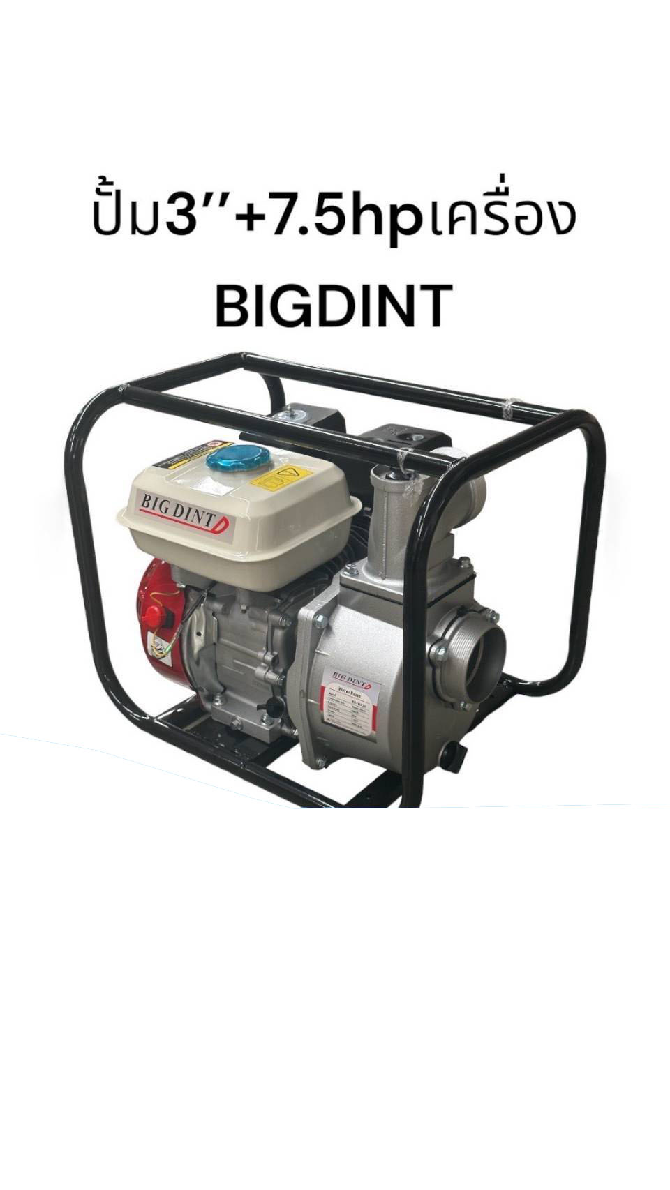 ปั๊ม 3 นิ้ว+7.5Hp Bigdint สินค้าตามรูป ปั๊ม 3 นิ้ว+7.5Hp Bigdint สินค้าตามรูป