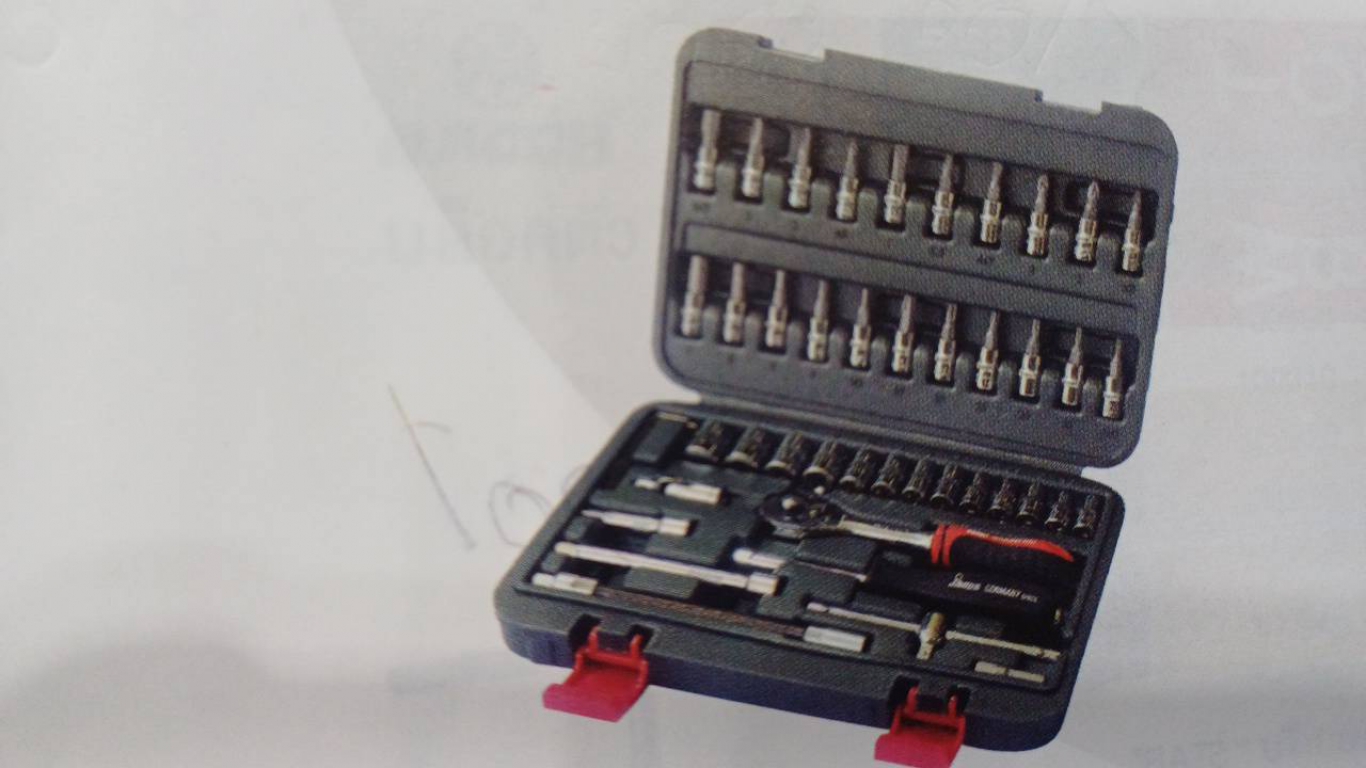 บล็อคชุด 46 ตัวชุด Janus GERMANY รู 1/4\ บล็อคชุด 46 ตัวชุด Janus GERMANY รู 1/4\