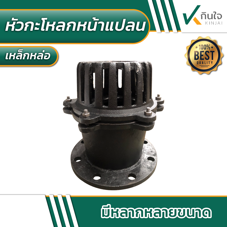 หัวกระโหลกดูดน้ำ เหล็กหล่อ หน้าจาน หัวกระโหลกดูดน้ำ เหล็กหล่อ หน้าจาน