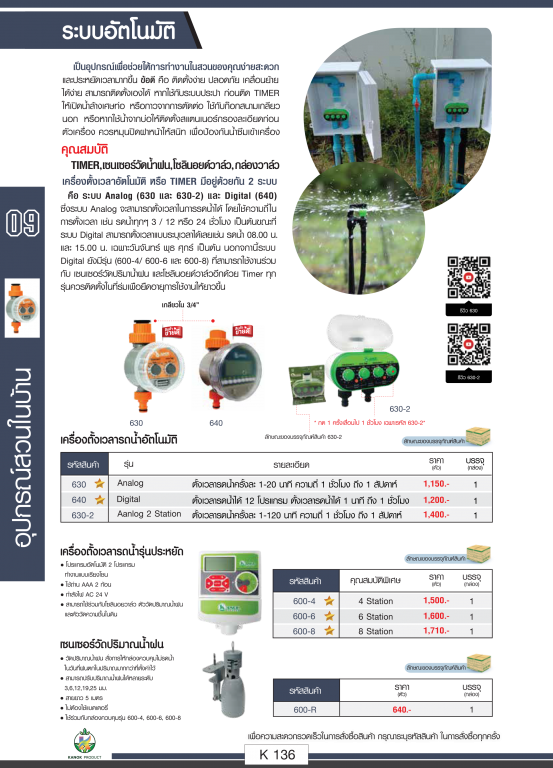 เครื่องตั้งเวลารดน้ำ/เซนเซอร์วักปริมาณน้ำฝน ตราไชโยนิ้วเพรช รายละเอียดสินค้าตามภาพ เครื่องตั้งเวลารดน้ำ/เซนเซอร์วักปริมาณน้ำฝน ตราไชโยนิ้วเพรช รายละเอียดสินค้าตามภาพ