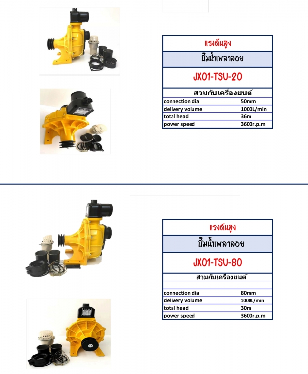 ปั๊มน้ำเพลาลอยแรงดันสูง ปั๊มน้ำเพลาลอยแรงดันสูง