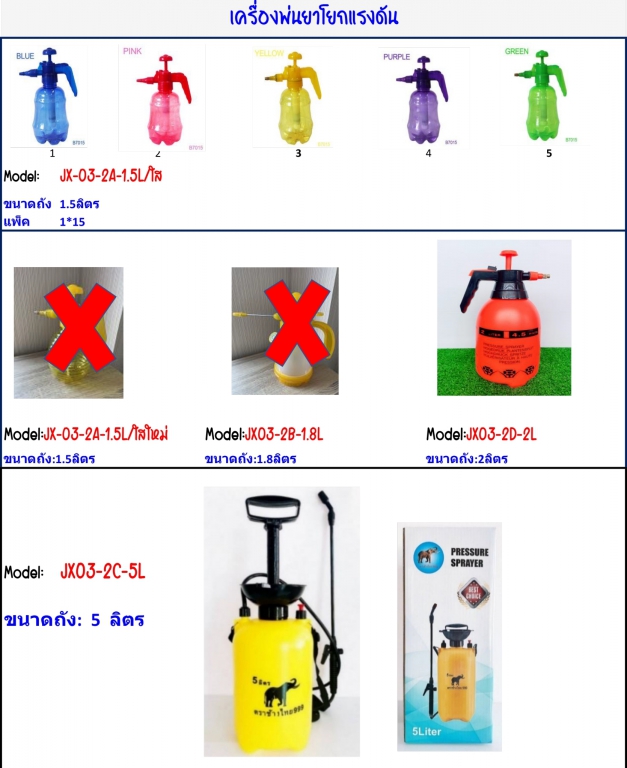 เครื่องพ่นยาโยกแรงดัน เครื่องพ่นยาโยกแรงดัน