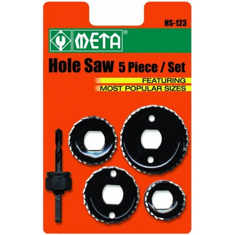 สว่านเจาะประตูลูกบิด 5 ตช. META No.MS123 #190860 สว่านเจาะประตูลูกบิด 5 ตช. META No.MS123 #190860