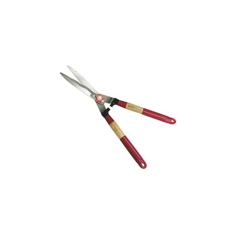 กรรไกรตัดหญ้าด้ามไม้โอ๊คปลายหุ้มยาง ใบมีดหยัก META #010921 ขนาด 10นิ้ว กรรไกรตัดหญ้าด้ามไม้โอ๊คปลายหุ้มยาง ใบมีดหยัก META #010921 ขนาด 10นิ้ว