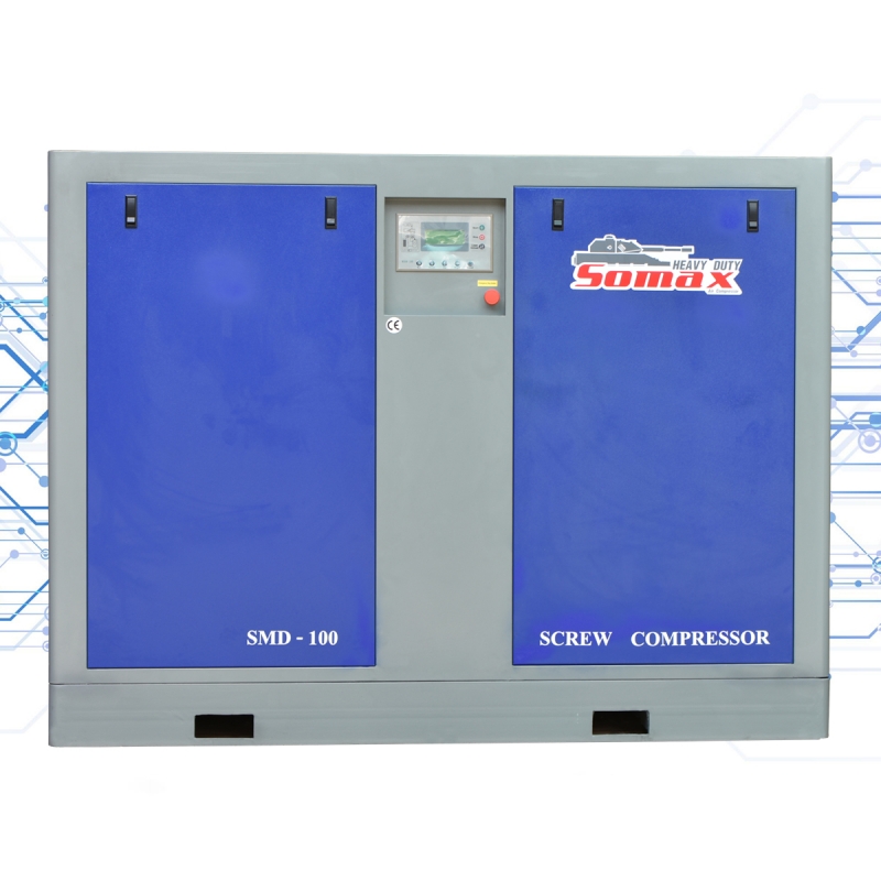 ปั๊มลมสกรู 100 แรงม้า ปั๊มลมสกรู 100 แรงม้า