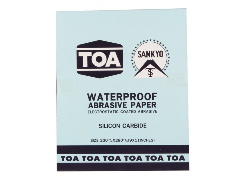 กระดาษทรายน้ำ ตรา ทีโอเอ กระดาษทรายน้ำ ตรา ทีโอเอ