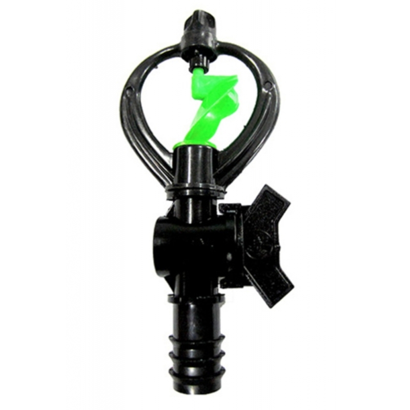 สปริงเกอร์ ใบ PVC หูช้าง หมุนรอบตัว + วาล์ว PE สปริงเกอร์ ใบ PVC หูช้าง หมุนรอบตัว + วาล์ว PE