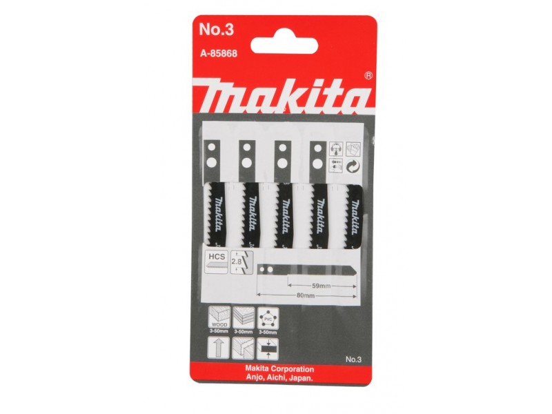 ใบเลื่อยจิ๊กซอ ตรา MAKITA แท้ ใบเลื่อยจิ๊กซอ ตรา MAKITA แท้