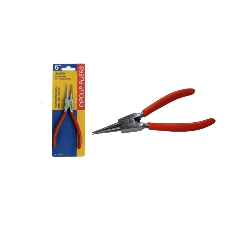 คีมปากตรงถ่างแหวน META ชุบโครเมี่ยม หุ้มยาง #031640/031650/031660 คีมปากตรงถ่างแหวน META ชุบโครเมี่ยม หุ้มยาง #031640/031650/031660