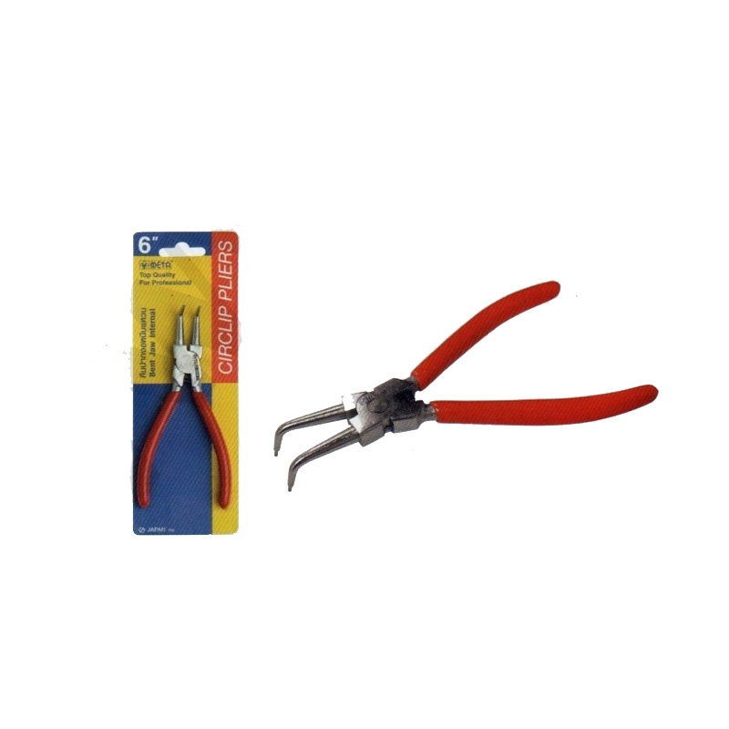 คีมปากงอหนีบแหวน META ชุบโครเมี่ยม หุ้มยาง #031610/031620/031630 คีมปากงอหนีบแหวน META ชุบโครเมี่ยม หุ้มยาง #031610/031620/031630