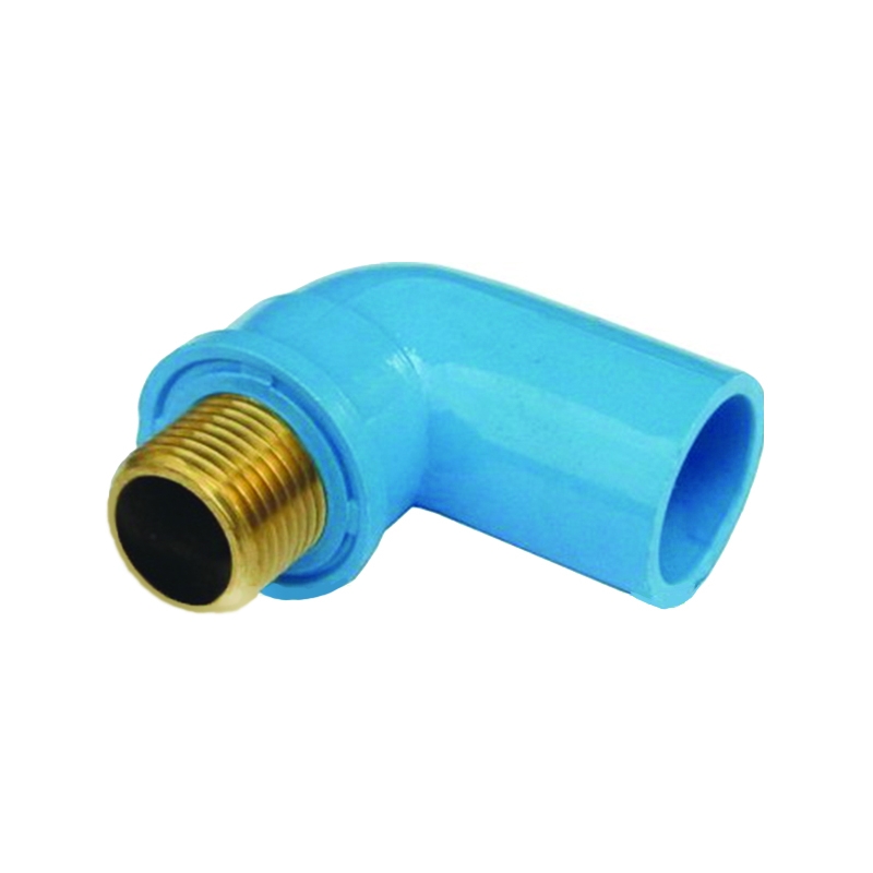 งอเกลียวนอก PVC ทองเหลือง งอเกลียวนอก PVC ทองเหลือง