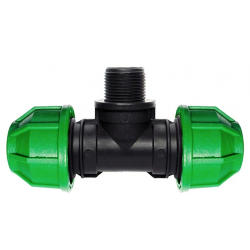 สามทาง เกลียวนอก สวมล็อค PE สามทาง เกลียวนอก สวมล็อค PE