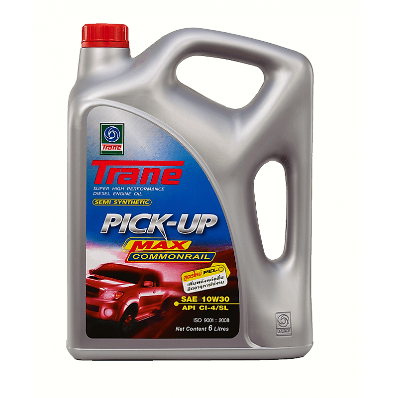 น้ำมันเครื่องTRANE PICK-UP MAX COMMONRAIL ขนาดบรรจุ 6 ลิตร น้ำมันเครื่องTRANE PICK-UP MAX COMMONRAIL ขนาดบรรจุ 6 ลิตร