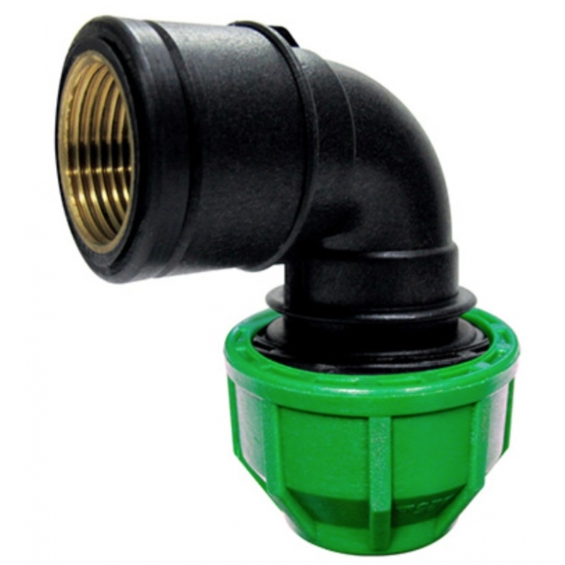 ข้องอ 90'' เกลียวในทองเหลือง สวมล็อค PE ข้องอ 90'' เกลียวในทองเหลือง สวมล็อค PE