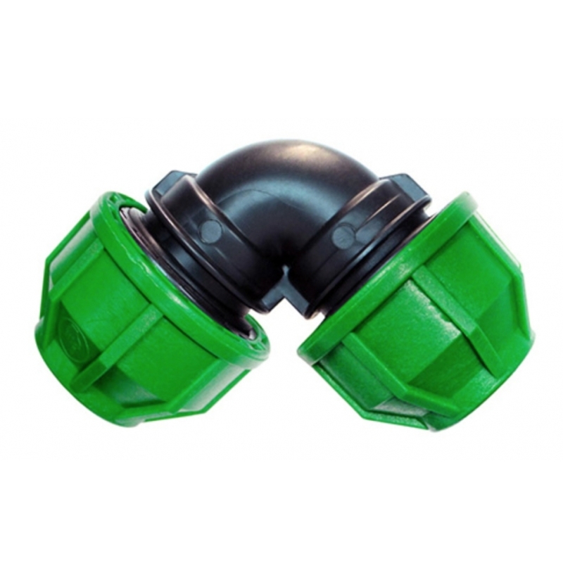 ข้องอ 90'' สวมล็อค PE ข้องอ 90'' สวมล็อค PE