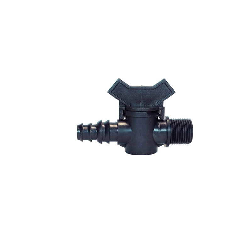 วาล์วหางปลาสวมท่อ PE - เกลียวนอก วาล์วหางปลาสวมท่อ PE - เกลียวนอก