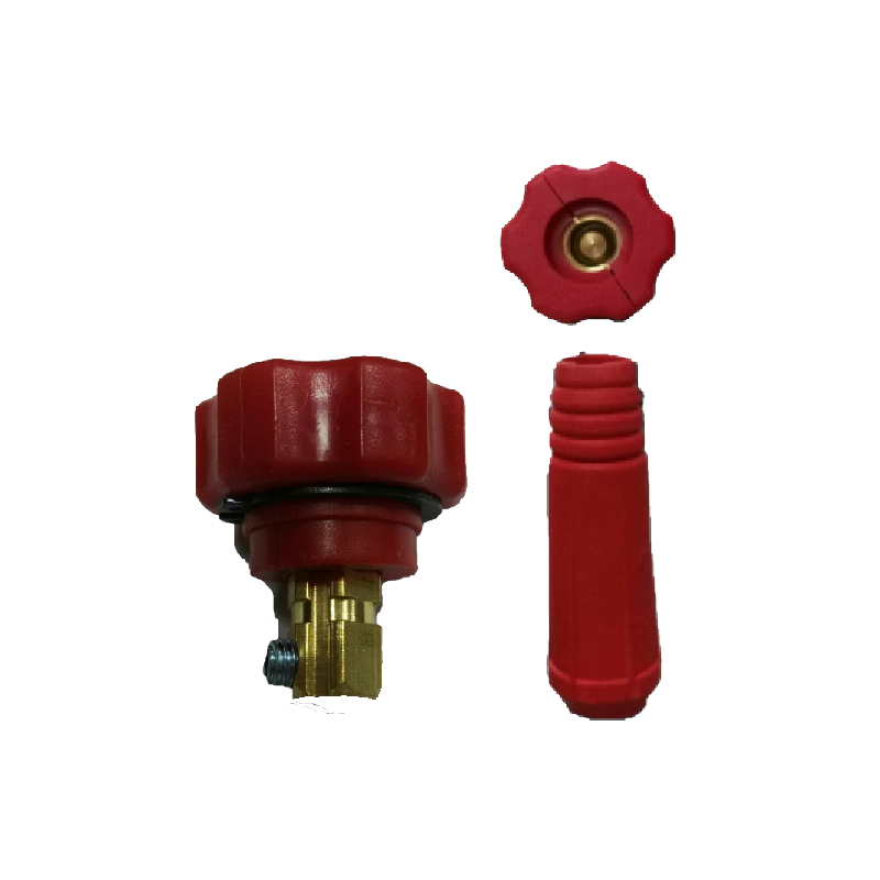 ข้อต่อสายเชื่อม ขั้วไฟเกลียวใช้กับตู้เชื่อม Inverter 140-250Amp. ข้อต่อสายเชื่อม ขั้วไฟเกลียวใช้กับตู้เชื่อม Inverter 140-250Amp.