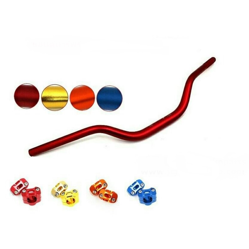 CNC#Handbar ทรงต่ำ#สีแดง CNC#Handbar ทรงต่ำ#สีแดง