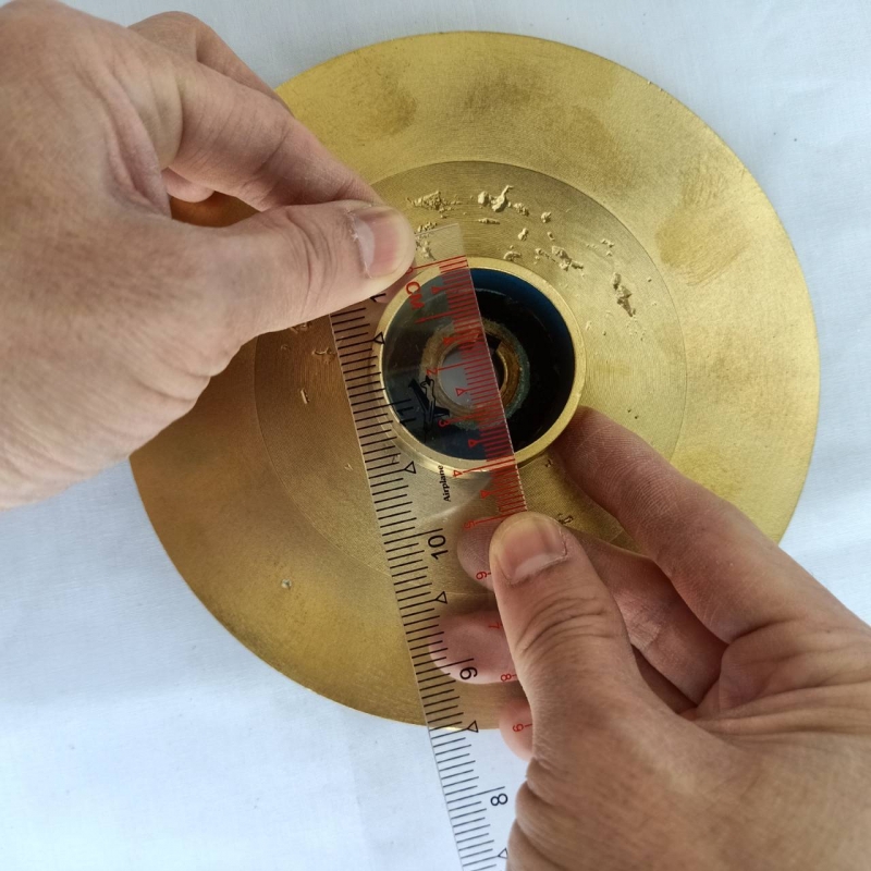 ใบพัดทองเหลืองปั๊มหอยโข่งไฟฟ้า 2 นิ้ว 3 แรง 2 ใบพัด ใบพัดทองเหลืองปั๊มหอยโข่งไฟฟ้า 2 นิ้ว 3 แรง 2 ใบพัด