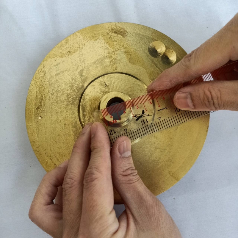 ใบพัดทองเหลือง ปั๊มหอยโข่งไฟฟ้า 2 นิ้ว 2 แรง 2 ใบพัด ใบพัดทองเหลือง ปั๊มหอยโข่งไฟฟ้า 2 นิ้ว 2 แรง 2 ใบพัด