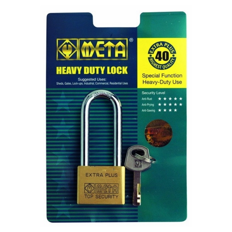 กุญแจทองเหลืองแท้ ระบบลูกปืน คอยาว META ของขาดยาว กุญแจทองเหลืองแท้ ระบบลูกปืน คอยาว META ของขาดยาว