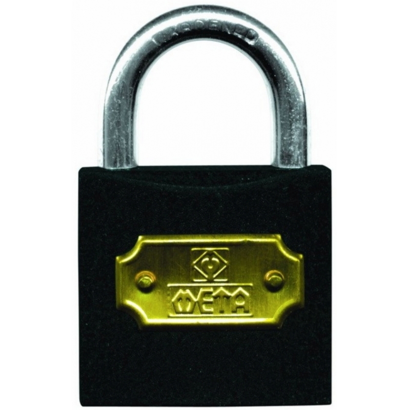 กุญแจเหล็กสีดำ META คอสั้น กุญแจเหล็กสีดำ META คอสั้น